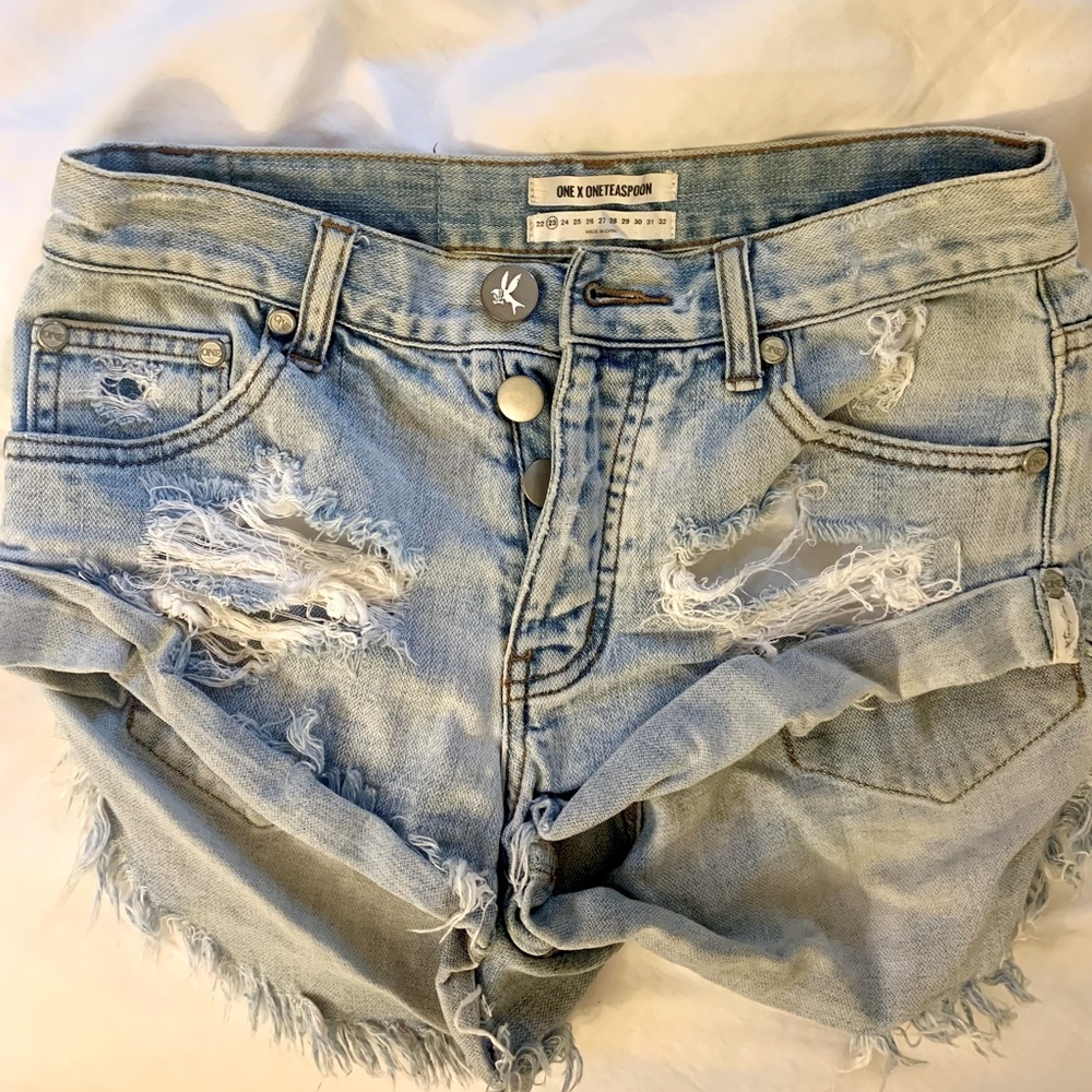 One Teaspoon Hendrixe Bandits Shorts Size 23